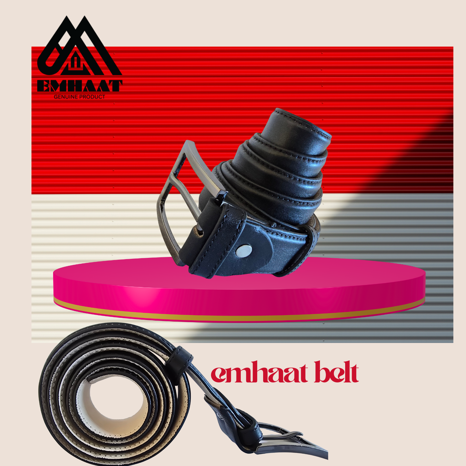 Belt with Sleek Design