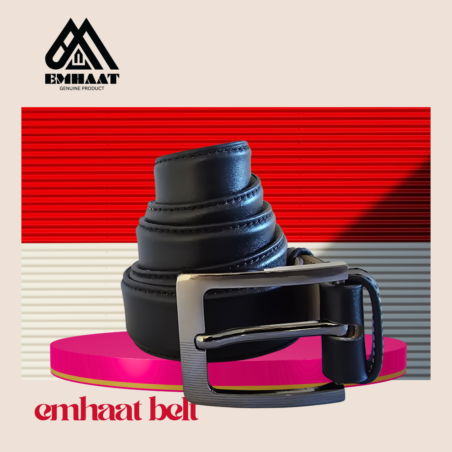 Belt with Sleek Design