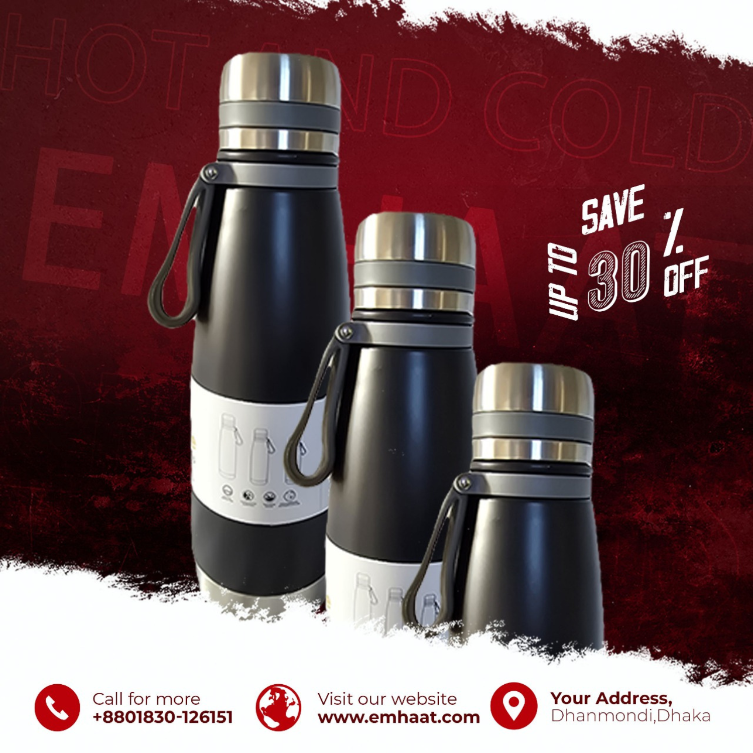 650ML Thermos Cold and Hot Drinks Coffee Vacuum Bottle