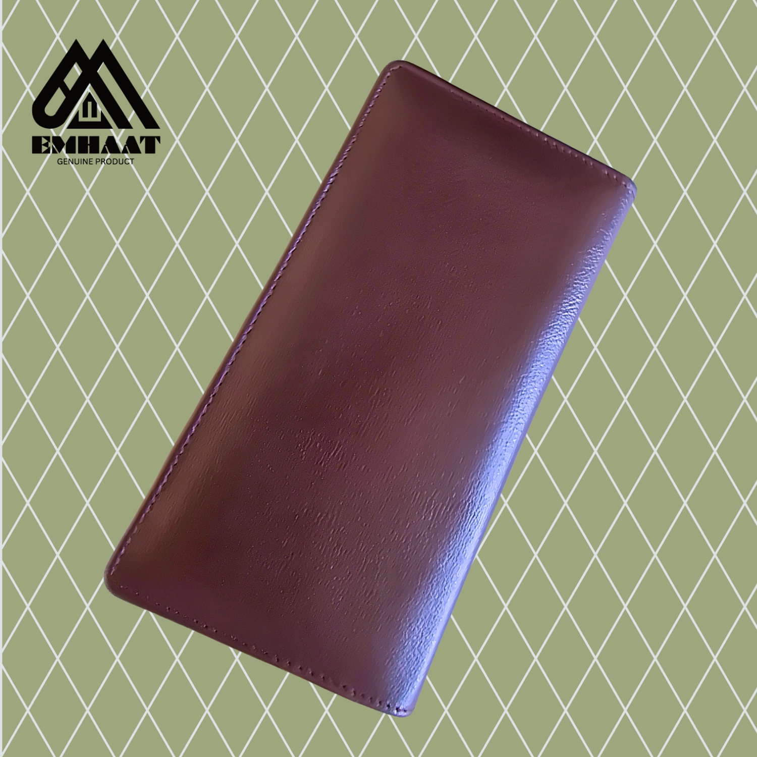 EMHAAT Genuine Leather Men's Long Wallet