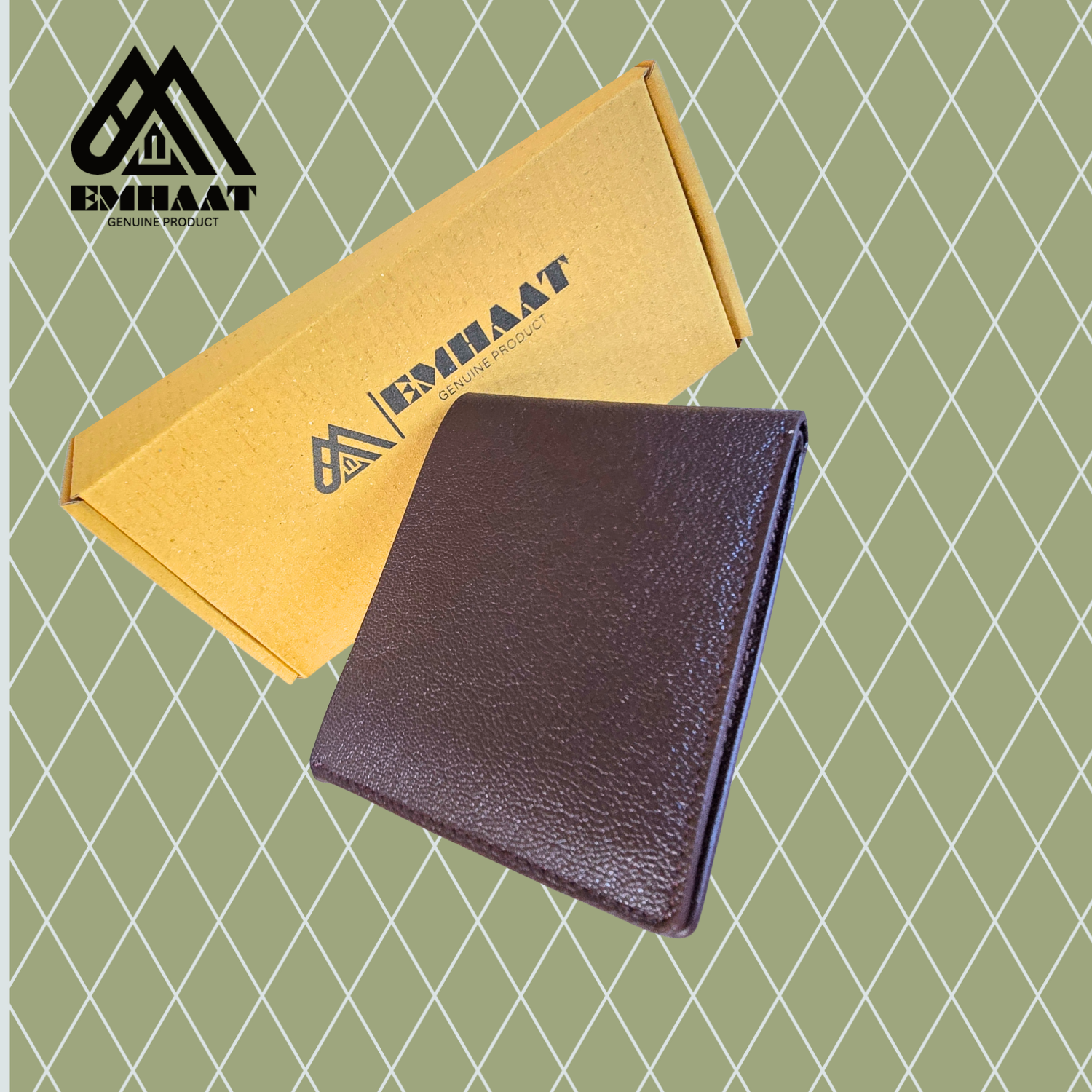 EMHAAT Leather Short Wallet SB-W228